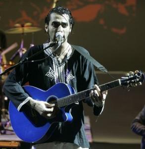 Nazim Boukhlafa of Algeria performs during the Alger Festival