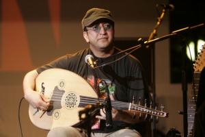 A member of Fantazia from Algeria troop performs during