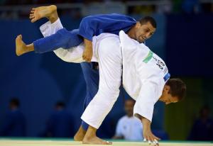 BEIJING - AUGUST 11:  Konstantin Semenov (white) of