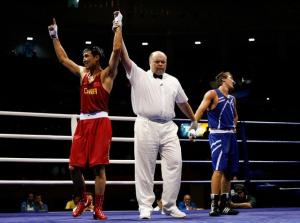 BEIJING - AUGUST 19:  Zhang Xiaoping of China