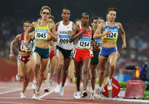 BEIJING - AUGUST 21:  (L-R) Sarah Jamieson of