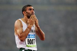 BEIJING - AUGUST 21:  Nabil Madi of Algeria