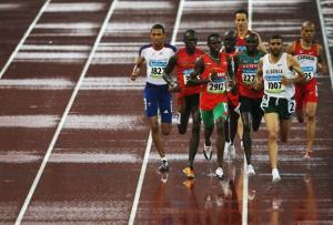 BEIJING - AUGUST 21:  (L-R) Abubaker Kaki of