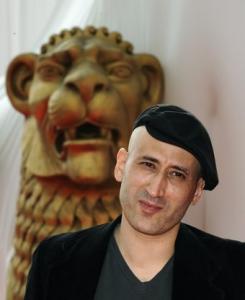 Algeria's director Tariq Teguia poses before the screening of