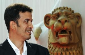 Algeria's actor Fethi Ghares poses  before the screening