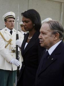 Algeria's President Abdelaziz Bouteflika and U.S. Secretary of State