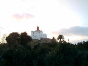 Jijel - Crépuscule sur le phare de Dar-El-Afia