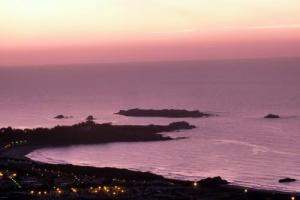 Tombée de la nuit sur la côte de Jijel