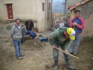 عمل تطوعي لأشغال ذات منفعة عامة بقرية  أغمرت  1