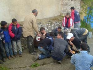 عمل تطوعي لأشغال ذات منفعة عامة بقرية  أغمرت  12