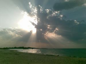 Coucher du soleil sur Kissir (Côte de Jijel)