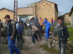 عمل تطوعي لأشغال ذات منفعة عامة بقرية  أغمرت 6