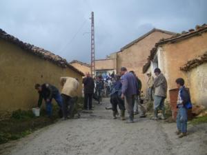 عمل تطوعي لأشغال ذات منفعة عامة بقرية  أغمرت 9