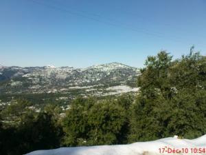 La Neige sur la forêt de Jijel