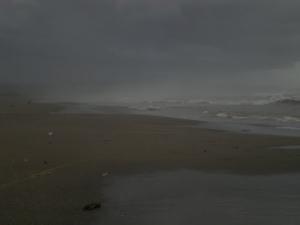 Une mer déchaînée sur la côte de Jijel