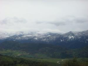 Les montagnes d'OULED ASKER et de BENI AAFER (vue du cimetière de BELHADEF)