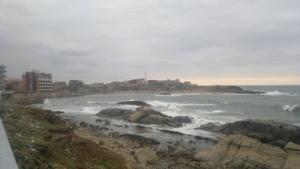 Mer Houleuse sur la côte Jijelienne