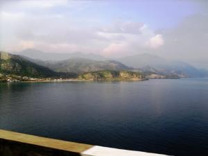 Vue panoramique sur la côte de Jijel