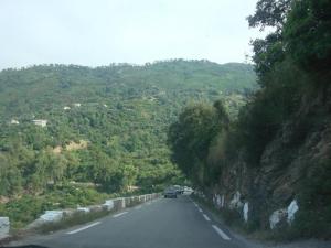 Autoroute traversant les vertes Fôrets de Jijel