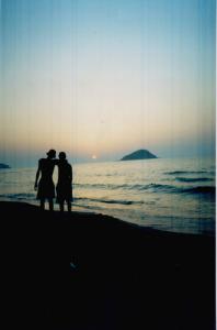 Coucher de Soleil sur la plage de Jijel