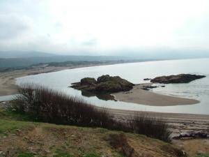 Vue sur la plage de Oued Z'hour