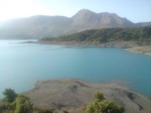Magnifique vue sue la barrage d'Erraguene à Jijel