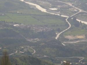 Vue aérienne du village de Ghziala (Wilaya de Jijel)