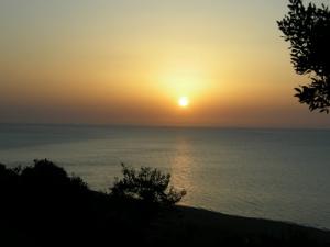 Coucher de Soleil sur une plage de Jijel