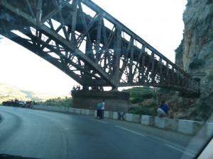 Le viaduc du chemin de fer à Jijel