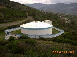 Château d'eau du village de Zouitna (périphérie de Jijel)