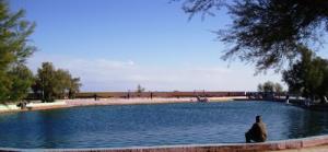 Un lac artificiel à Saida