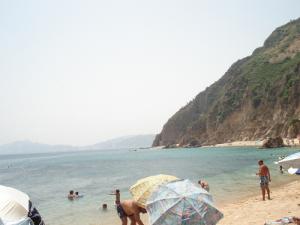 La plage du Ravin des Lions sur la côte de Skikda