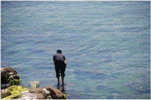 هواة الصيد البحري بشاطئ  جون بارت