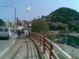 Boulevard longeant le port et la plage de Collo (Wilaya de Skikda)