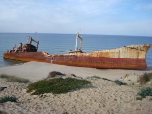 Bateau Sur la plage Jeanne d'Arc