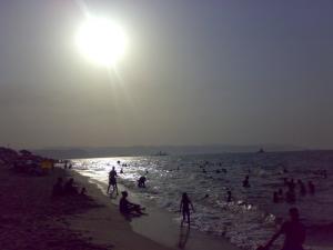 Coucher de Soleil sur la Plage Jeanne d'Arc