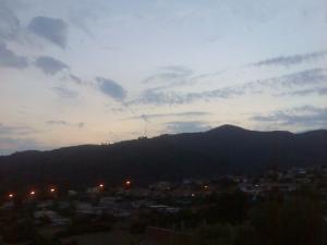 Tombée du jour sur Oued Zehour