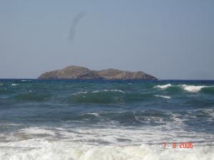 Une île au large de la plage  Des Sables d'Or