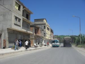 Sortie de la ville de Salah Bouchaour