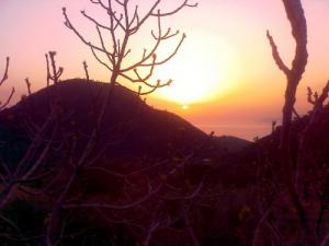 Coucher d Soleil sur la ruralité de Dar Ali Baba Ahmed