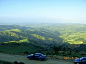 Vue sur les paysages verdoyants de la commune d'Es Sebt (Wilaya de Skikda)