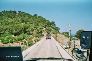 صورة للجسر القديم لواد 