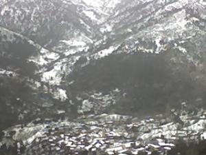 صوة لجبل  مزارير  تحت الثلوج