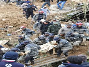 Affaissement de terrain à Bouzaréah