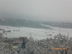 ضواحي مدينة  بوخضرة  تحت الثلوج