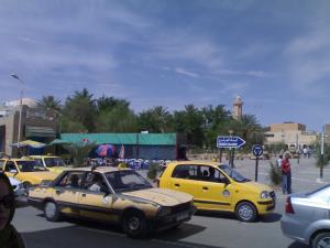 الساحة المركزية لمدينة بشار