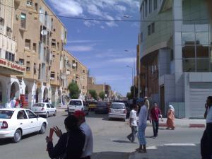 الشارع الرئيسي لمدينة بشار