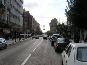 Une allée au centre ville de Sidi Belabbes