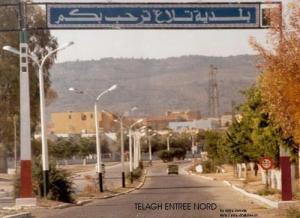 Entrée de la ville de Telagh