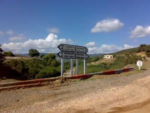 PAnneaux indicateurs à la sortie de Annaba